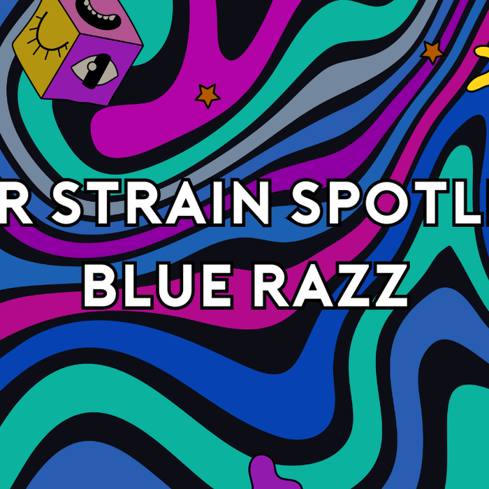 ELYXR Strain Spotlight: Blue Razz – This Sativa is Sure to Razzle-Dazzle!
