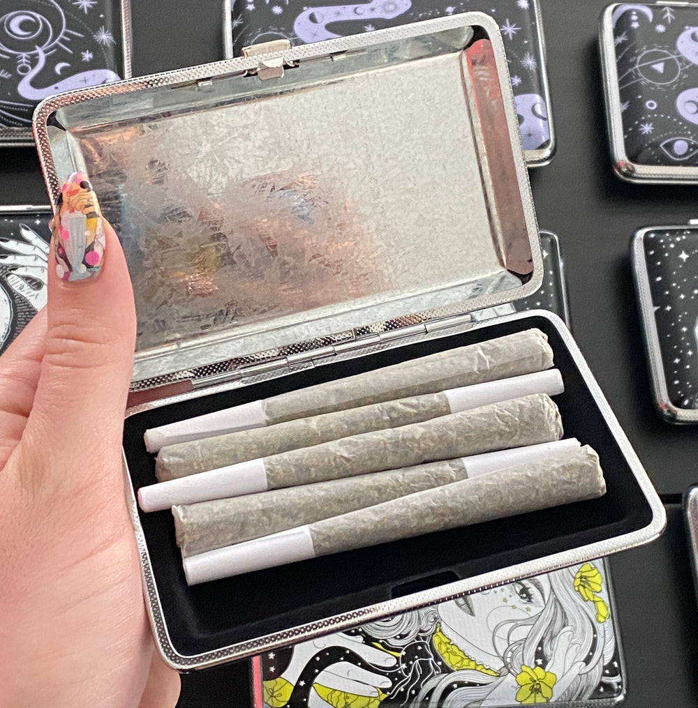 Pink Holy Smokes Joint Case by Cannabitches