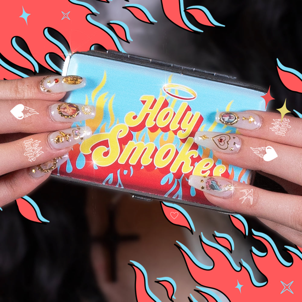 Angel Blue Holy Smokes Joint Case by Cannabitches