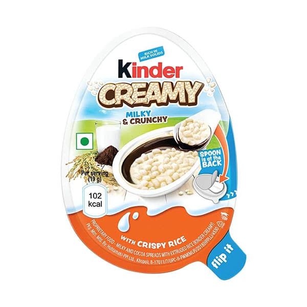 Kinder Creamy Milky And Crunchy