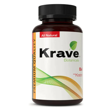 Krave Extract Enhanced Bali Kratom Capsules  - 100ct