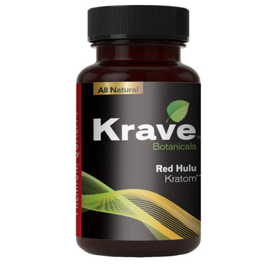Krave Kratom Capsules Red Hulu  - 150ct