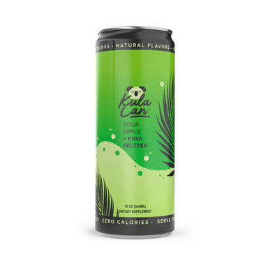 Kula Can Kava Infused Seltzer Sour Apple