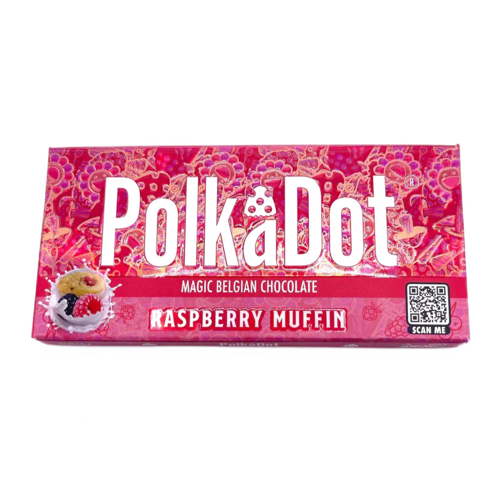 Polk a Dot Raspberry Muffin