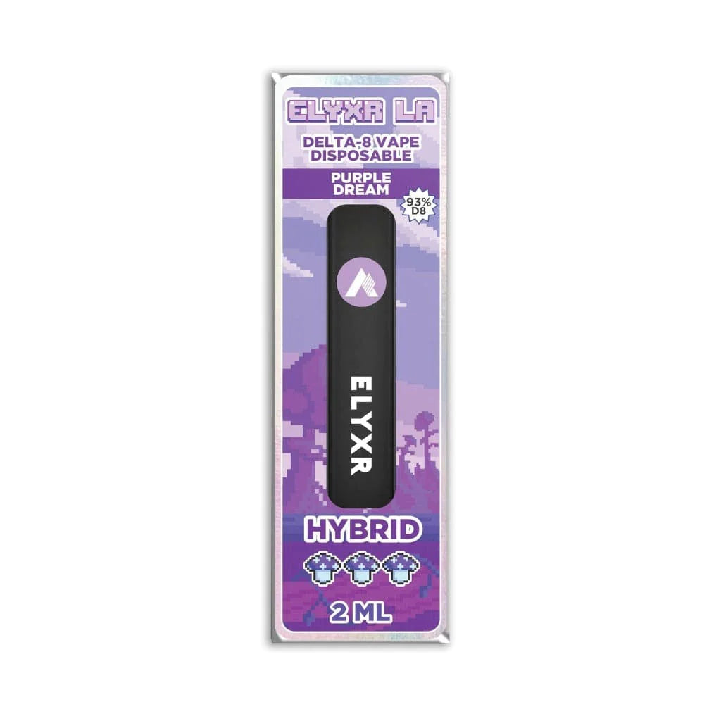 Delta 8 Disposable Vape Purple Dream Hybrid 93% - 2ml 