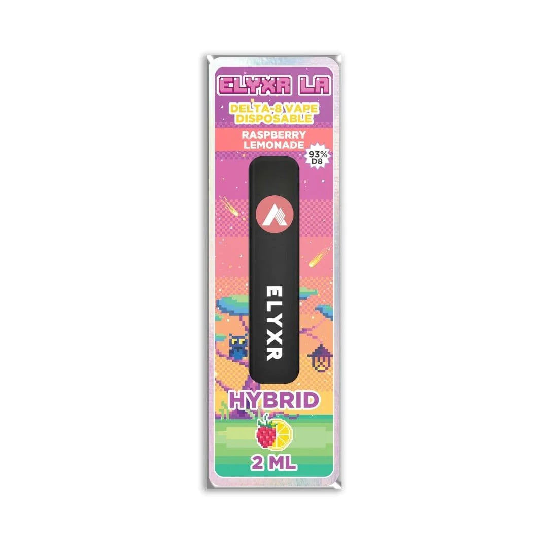 Delta 8 Disposable Vape Raspberry Lemonade Hybrid 93% - 2ml 
