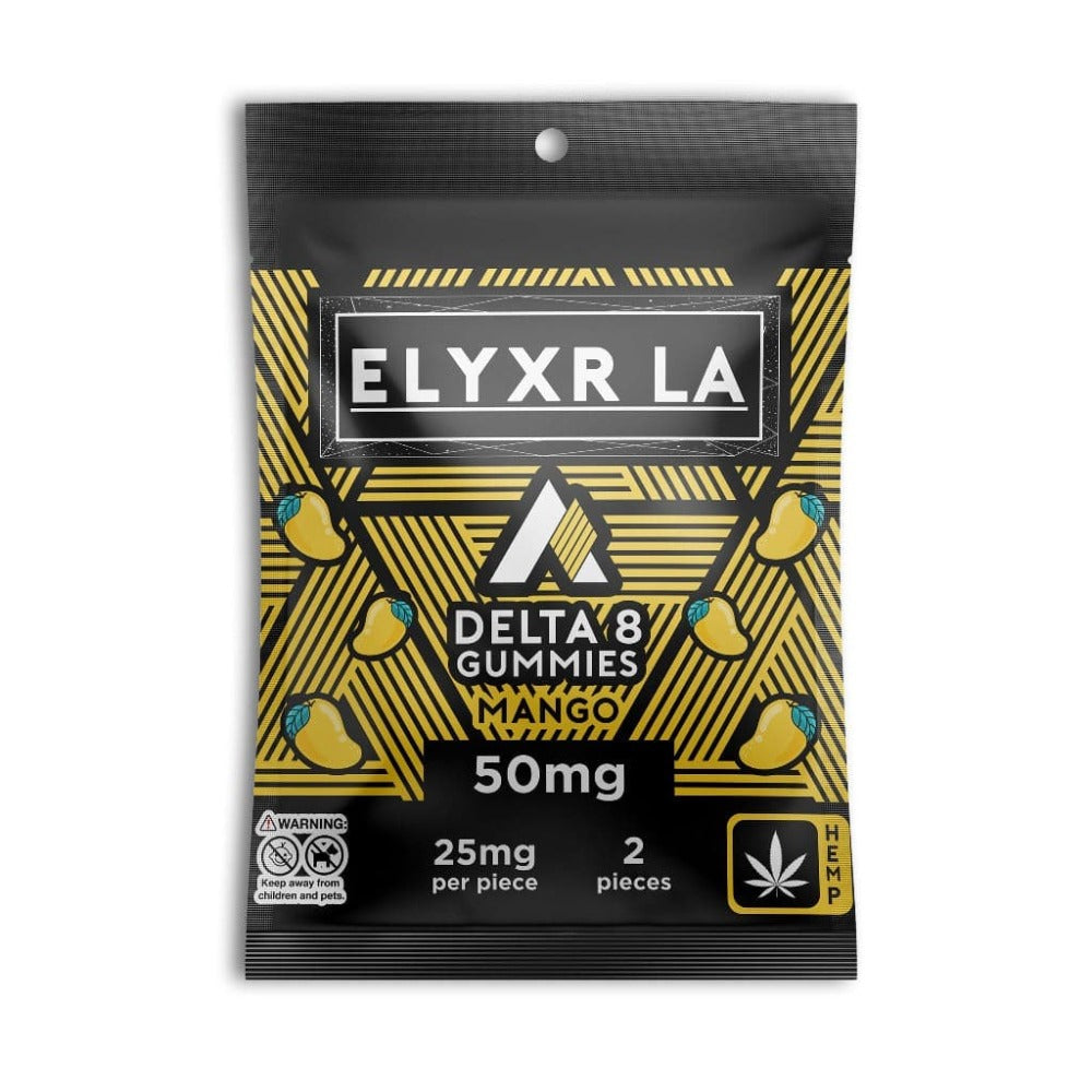Delta 8 Gummies Sample – 2 Pack - Mango Flavor