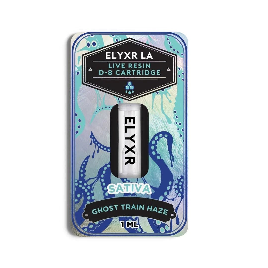 Delta 8 Live Resin Cartridge Ghost Train Haze Sativa - 1ml