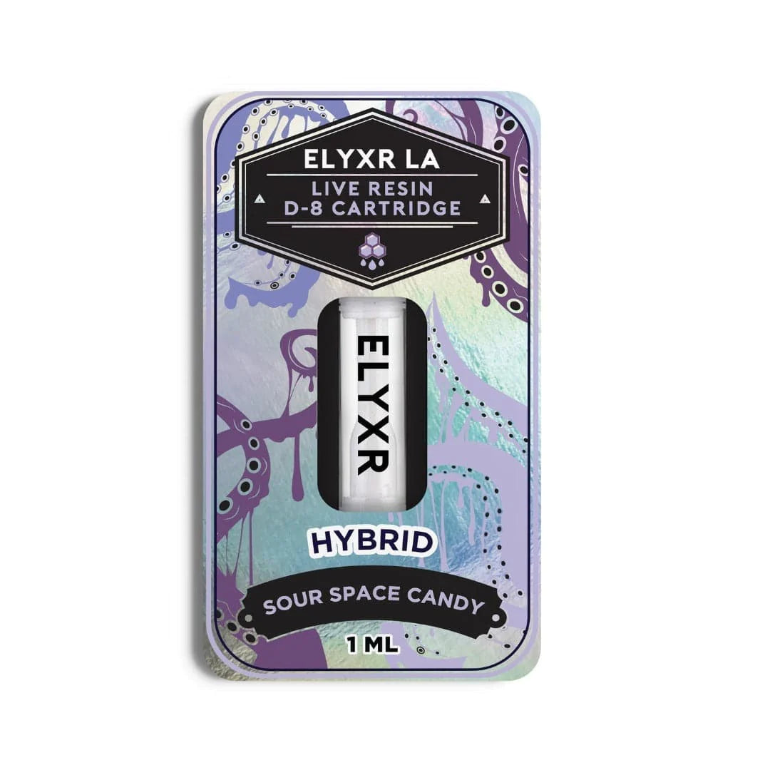 Delta 8 Live Resin Cartridge Sour Space Candy - 1ml