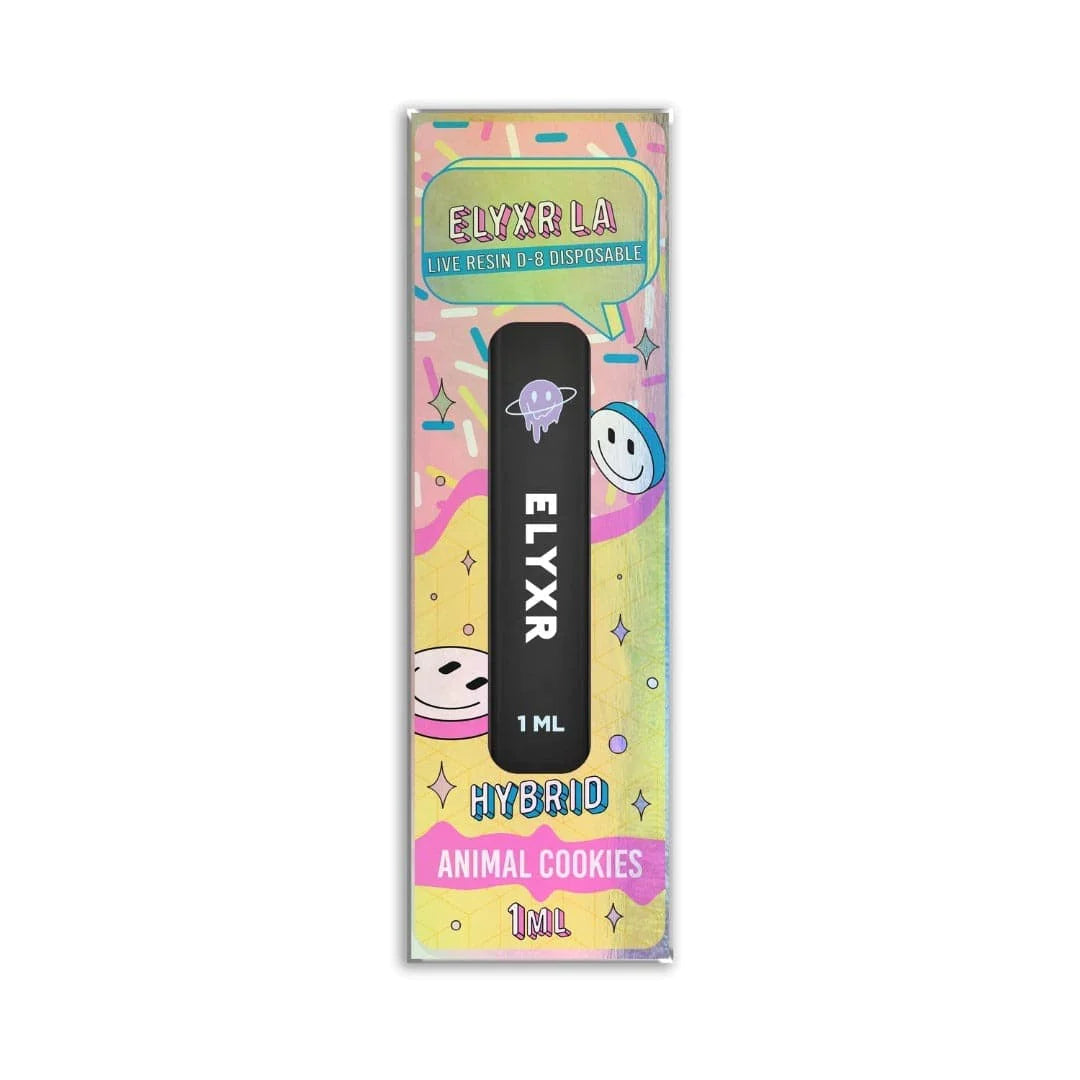 Delta 8  Live Resin Disposable Animal Cookies Hybrid - 1ml
