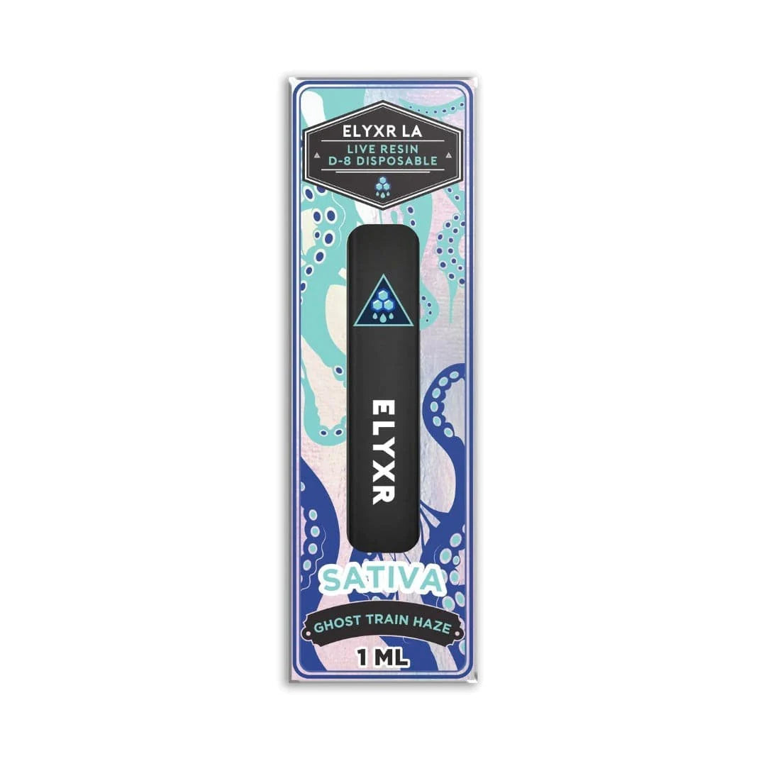 Delta 8  Live Resin Disposable Ghost Train Maze - 1ml