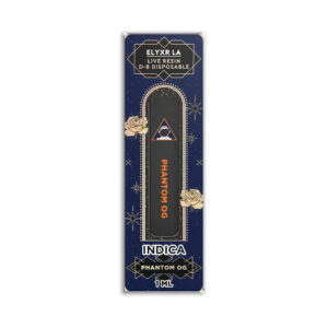Delta 8  Live Resin Disposable Phantom OG Indica - 1ml