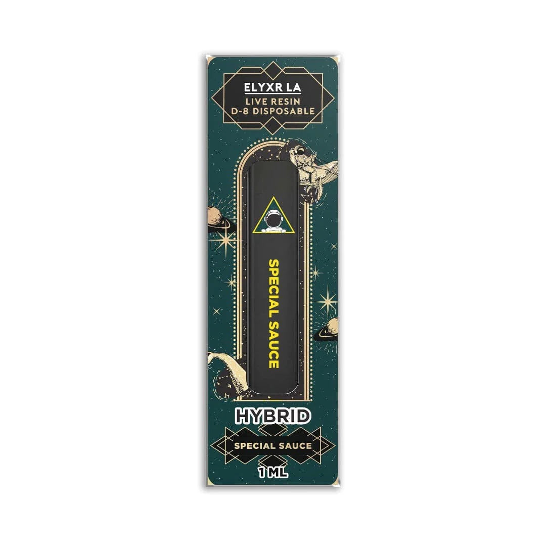 Delta 8  Live Resin Disposable Special Sauce Hybrid - 1ml