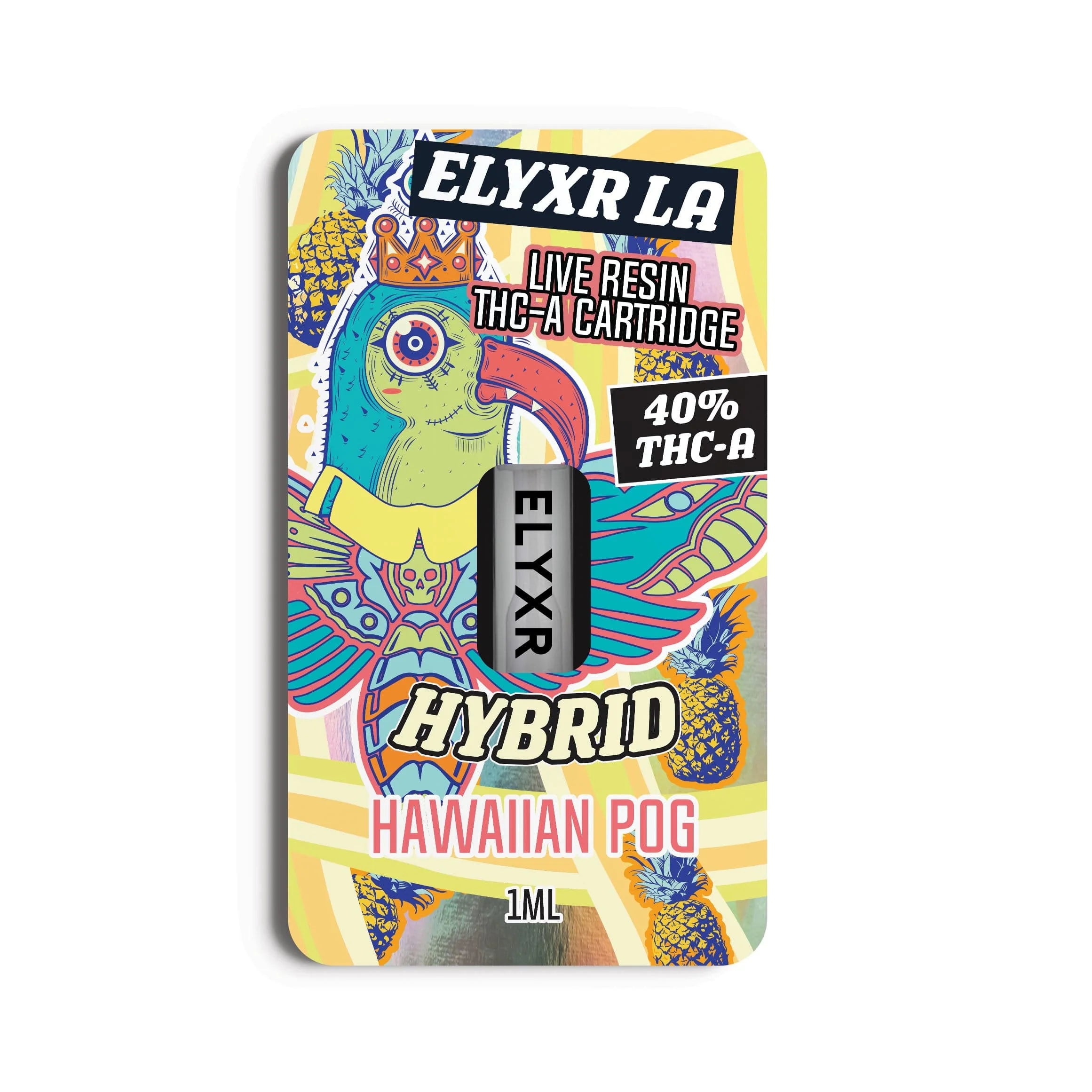 THC-A 40% Cartridge Live Resin Hawaiian Pog Hybrid - 1ml 
