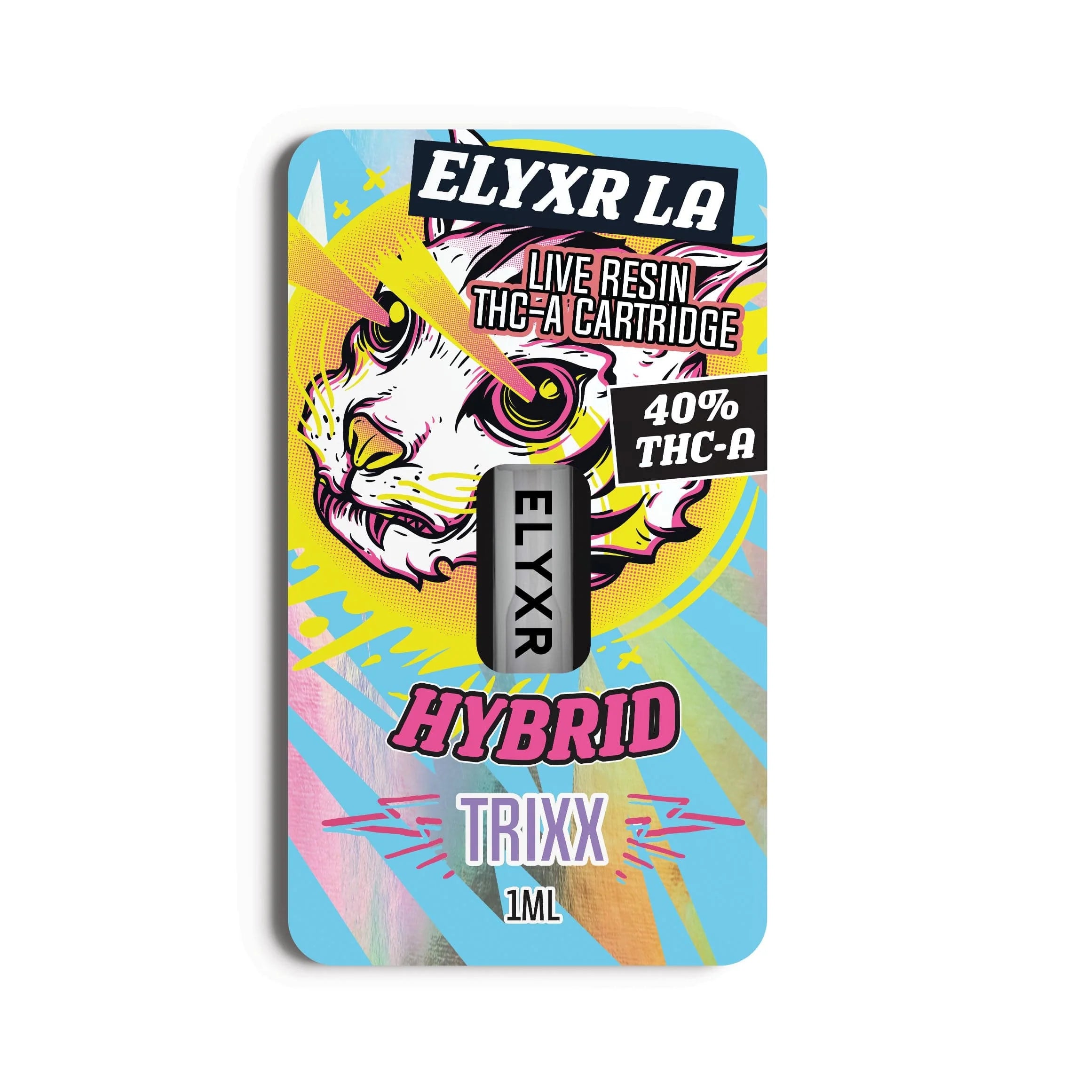 THC-A 40% Cartridge Live Resin Trixx Hybrid - 1ml 