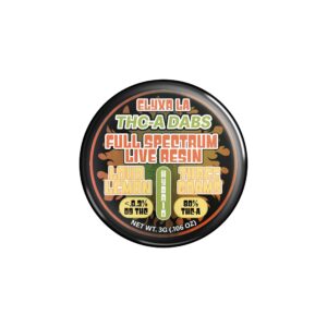 THC-A Dabs Full Spectrum Live Resin Loud Lemon Hybrid - 3g