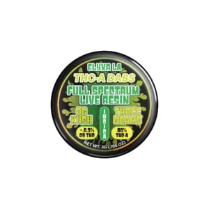 THC-A Dabs Full Spectrum Live Resin OG Kush Indica - 3g