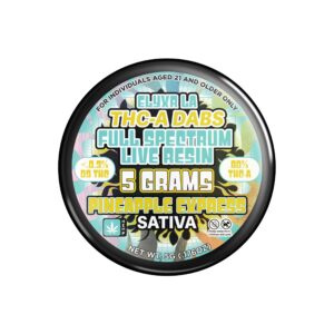THC-A Dabs Full Spectrum Live Resin Pineapple Express Sativa - 5g