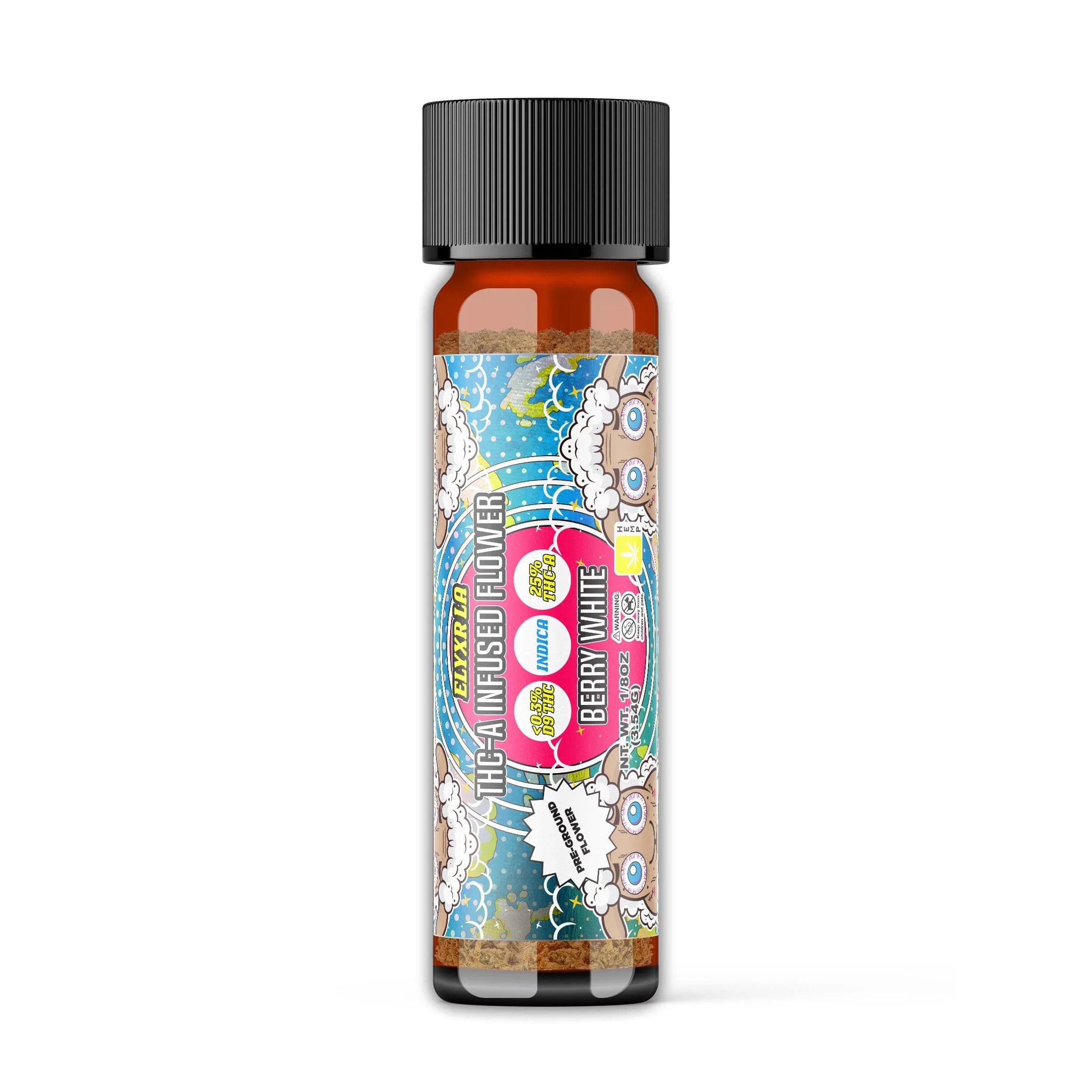 THC-A Infused Flower Berry White Indica 1/8oz - 3.54g