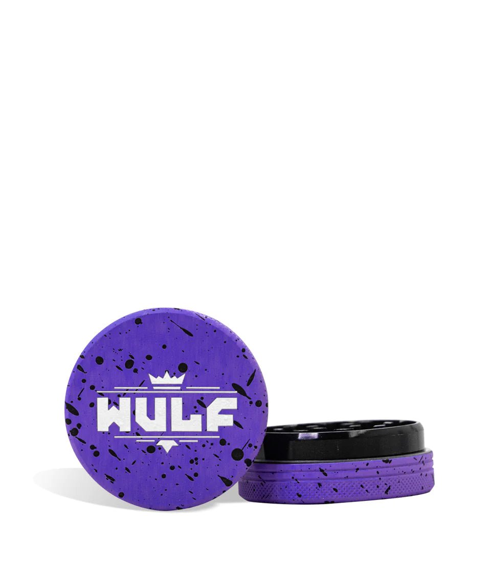 Yocan Wulf Mods 2pc 50mm Spatter Grinder - Purple Black