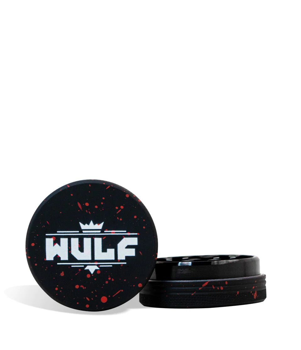Yocan Wulf Mods 2pc 65mm Spatter Grinder - Black Red