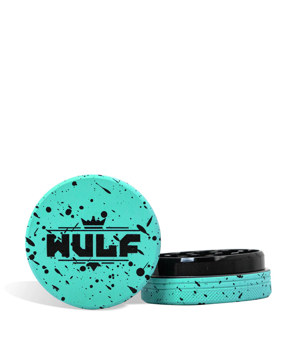 Yocan Wulf Mods 2pc 65mm Spatter Grinder - Teal Black