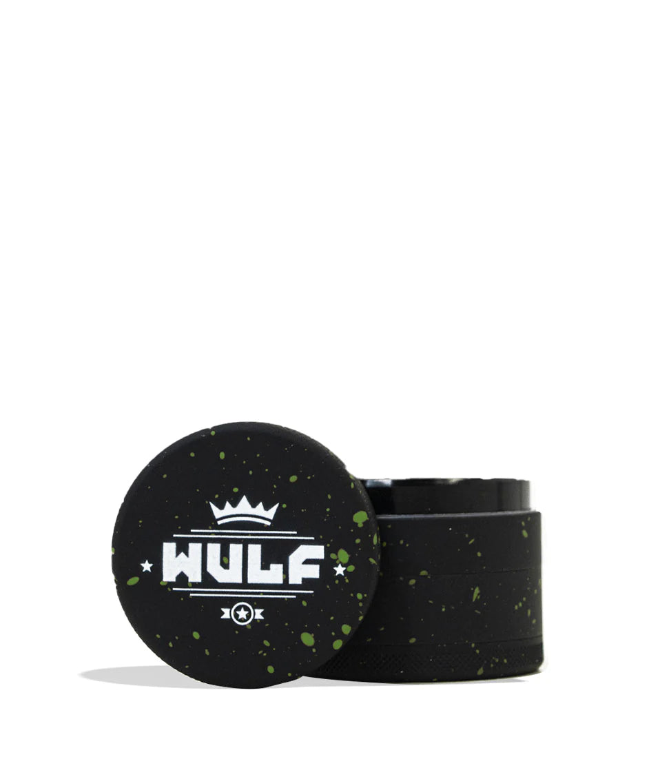 Yocan Wulf Mods 4pc 50mm Spatter Grinder - Black Green