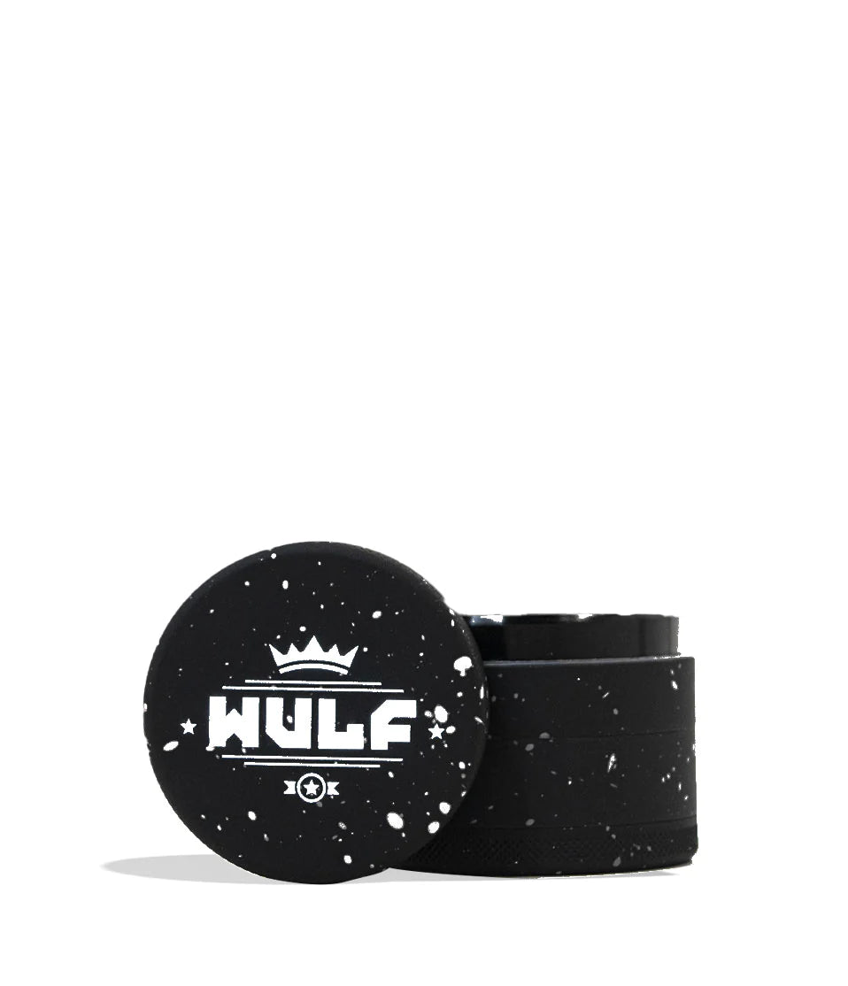 Yocan Wulf Mods 4pc 50mm Spatter Grinder - Black White