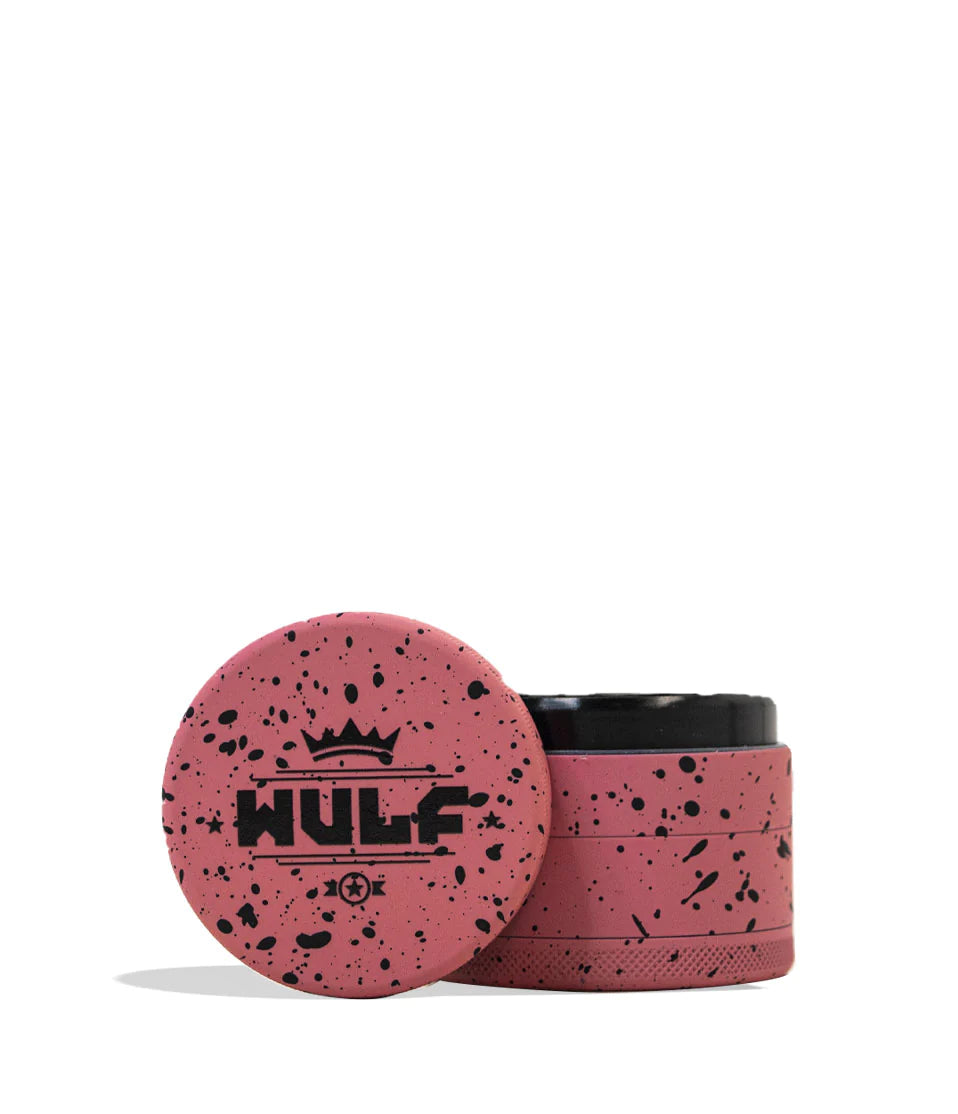 Yocan Wulf Mods 4pc 50mm Spatter Grinder - Pink Black
