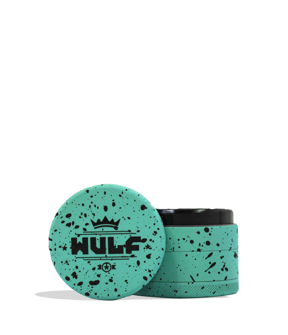 Yocan Wulf Mods 4pc 50mm Spatter Grinder - Teal Black