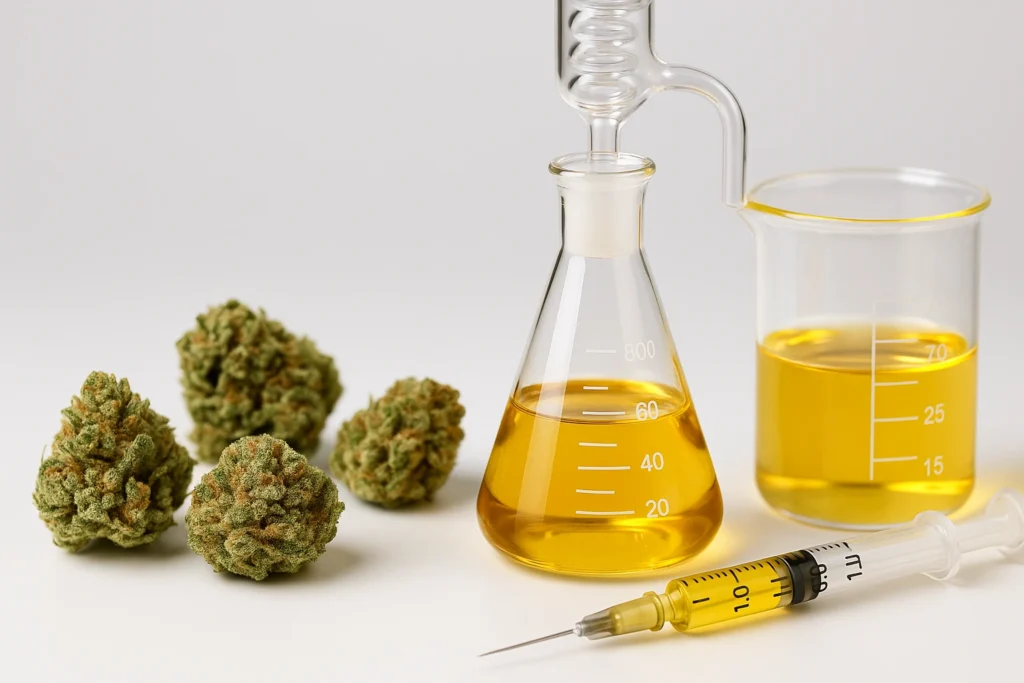 How Is THC-P Distillate Produced