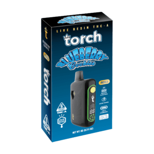 Torch Live Resin THC-A Pulse Disposable (6000mg) - Indica ~ Blueberry Cookies