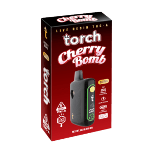 Torch Live Resin THC-A Pulse Disposable (6000mg) - Sativa ~ Cherry Bomb