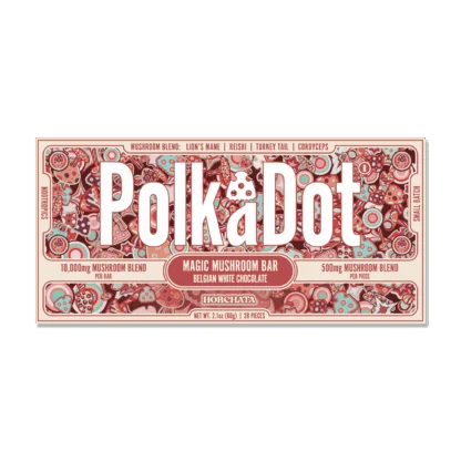 Polka Dot Mushroom Chocolate Bar (10,000mg)