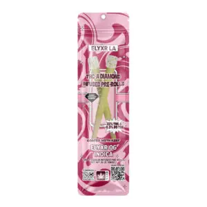 1.5 Gram THC-A Diamond Infused Pre-Roll - Elyxr OG Indica