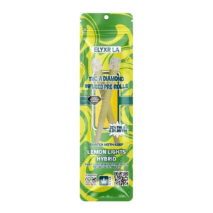1.5 Gram THC-A Diamond Infused Pre-Roll - Lemon Lights Hybrid
