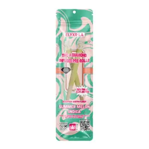 1.5 Gram THC-A Diamond Infused Pre-Roll - Summer Melon Indica