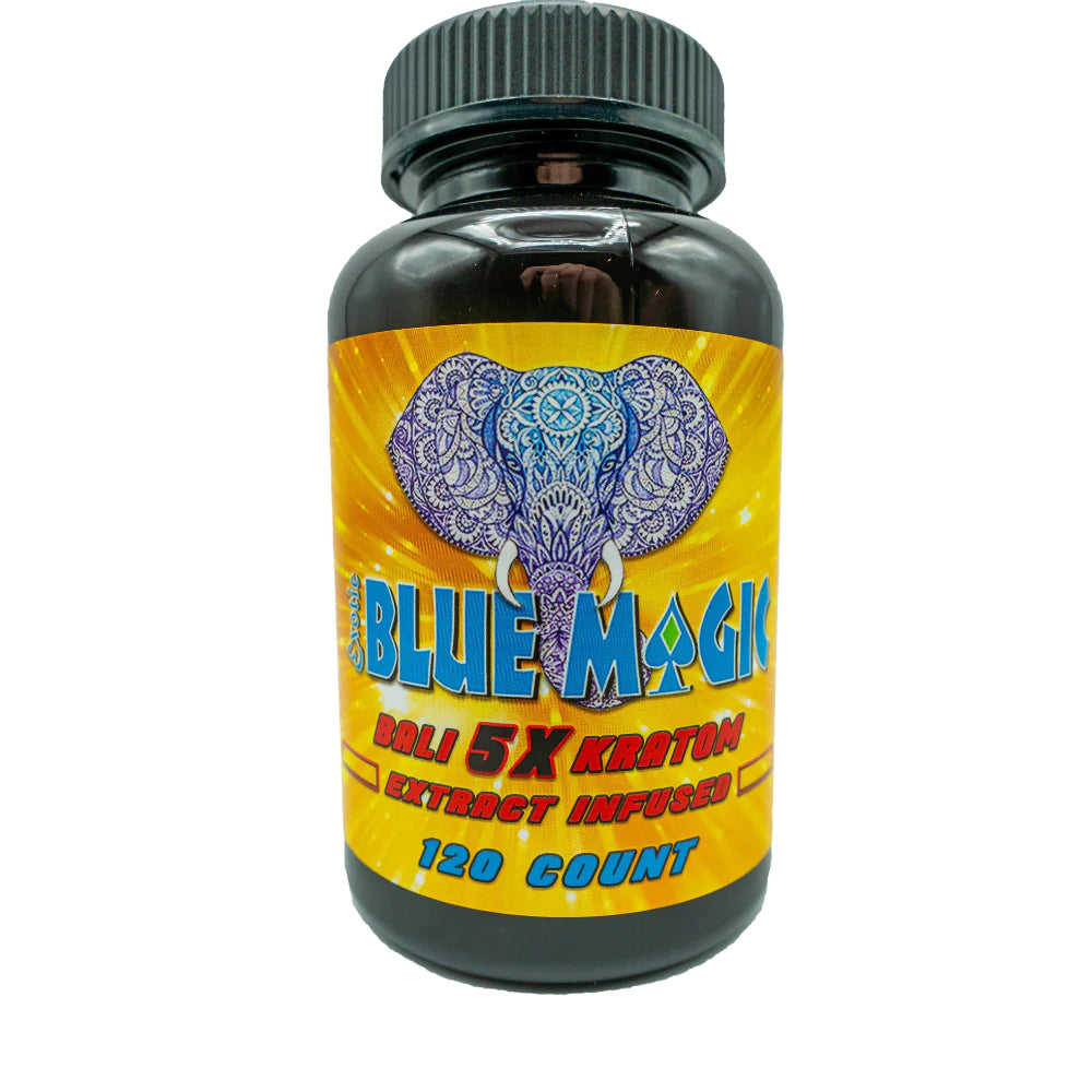Blue Magic 5x Kratom Capsules - 120ct