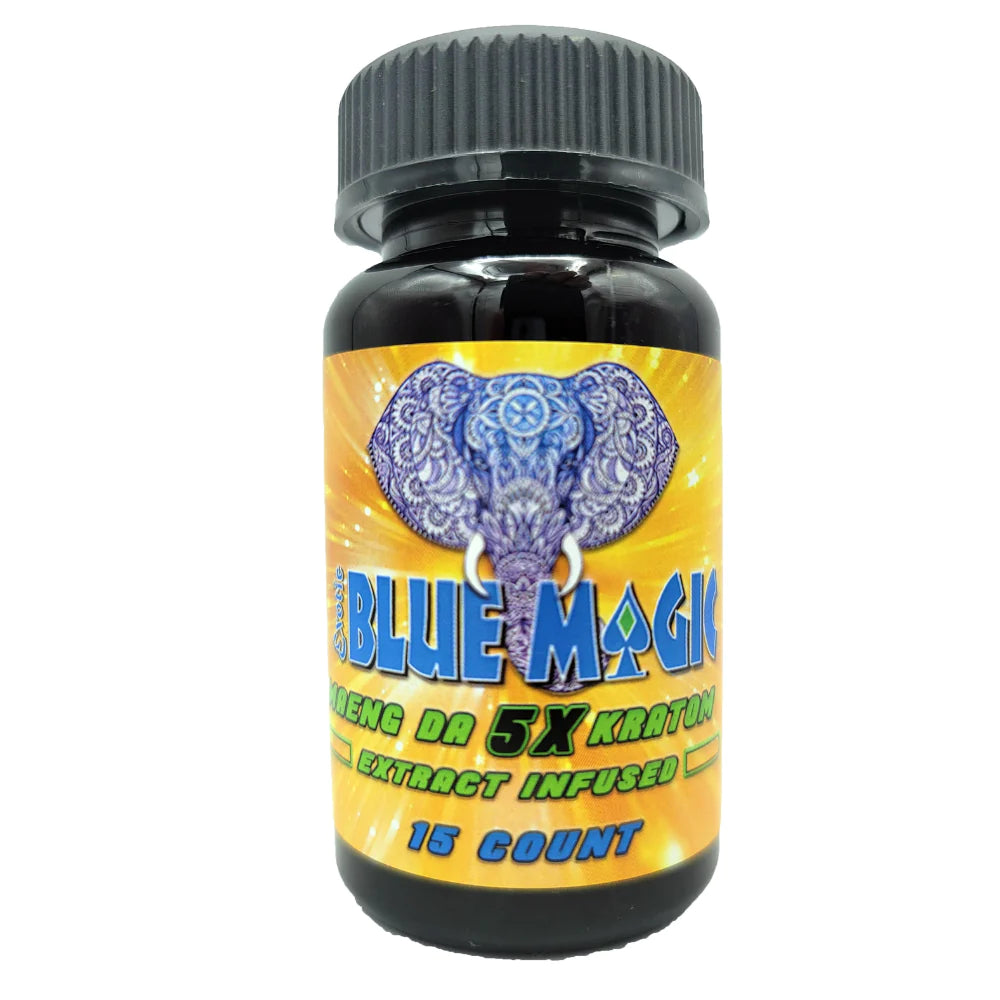 Blue Magic 5x Kratom Capsules - 15ct