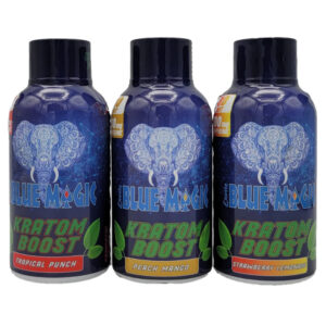 Blue Magic Kratom Boost Energy Shot 4Pack  - 2oz