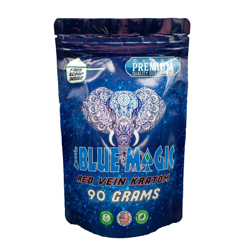 Blue Magic Kratom Capsules Red Vein  - 90gr