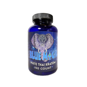 Blue Magic Kratom Capsules White Thai  - 150ct