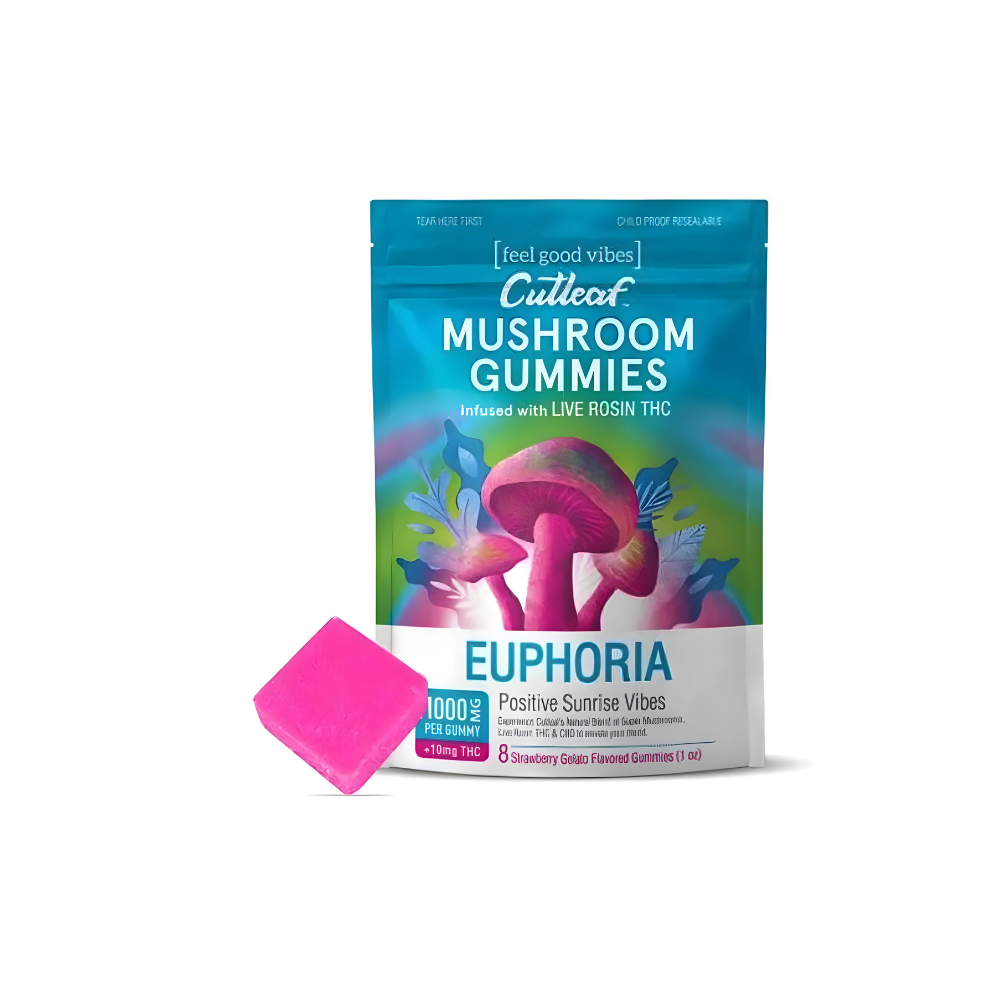 Cutleaf Euphoria Mushroom Gummies (1000mg) ELYXR