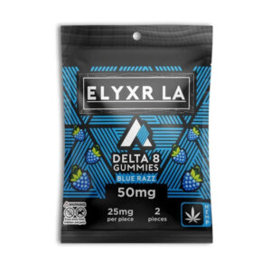 Delta 8 Gummies Sample – 2 Pack - Blue Razz Flavor