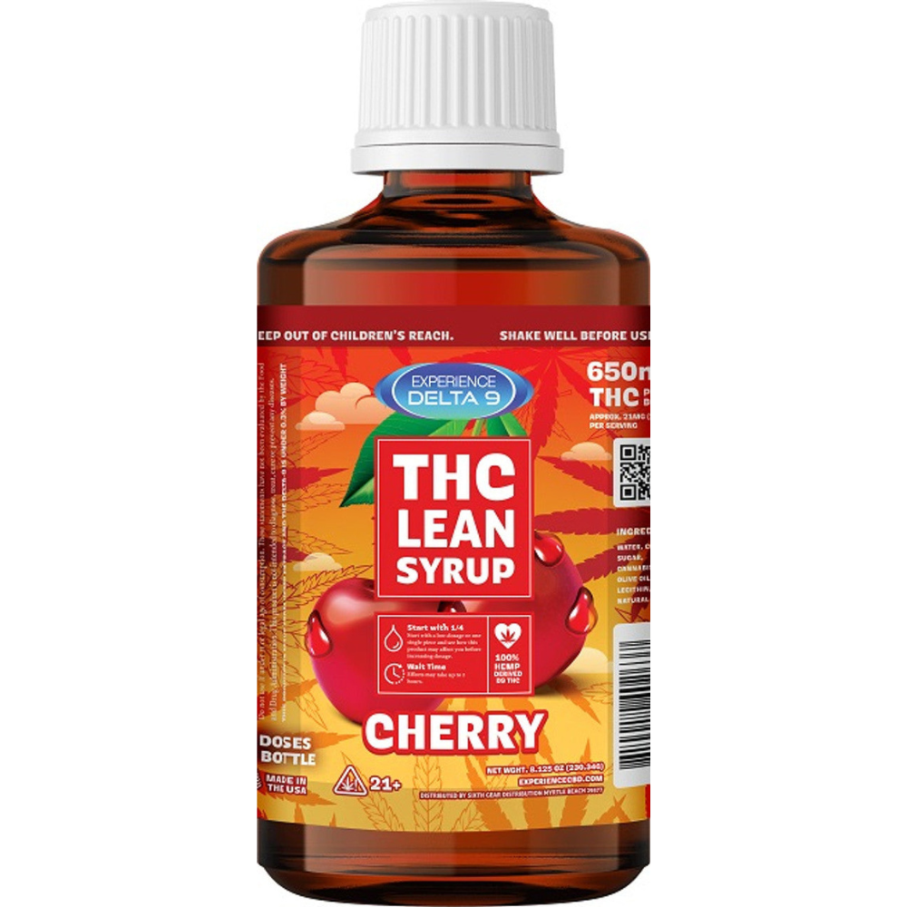 Delta 9 Thc Cherry Lean Syrup Cherry - 750mg