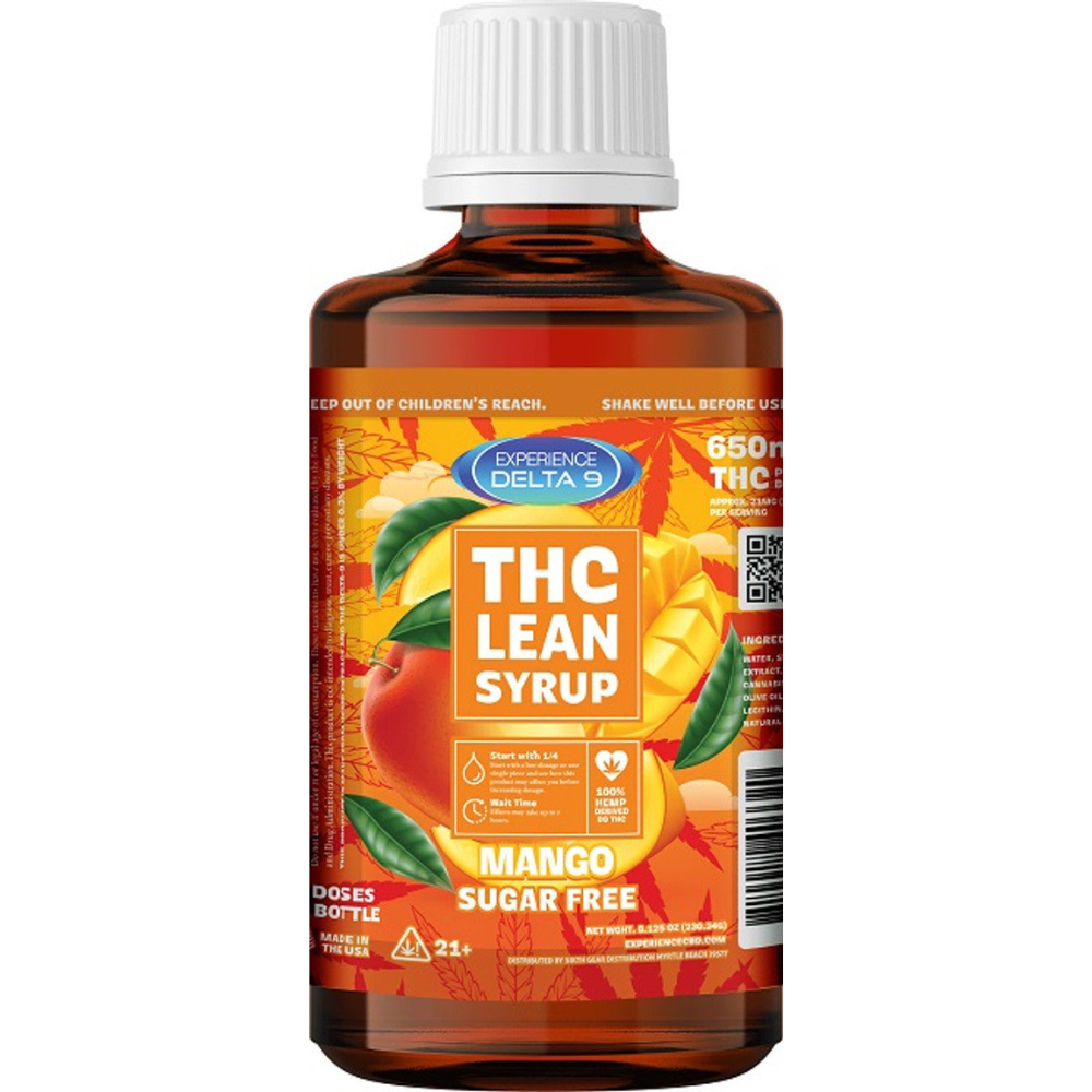 Delta 9 Thc Cherry Lean Syrup Mango - 750mg