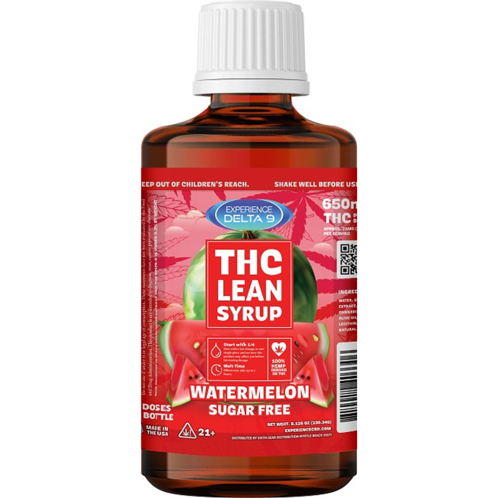 Delta 9 Thc Cherry Lean Syrup Watermelon - 750mg