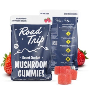 Road Trip Desert Stardust Mushroom Gummies - Strawberry Flavor