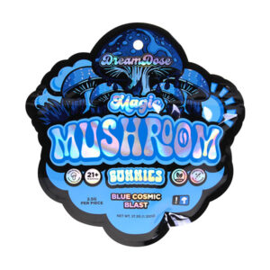 Dream Dose Magic Mushroom Gummies – Blue Cosmic Blast Flavor