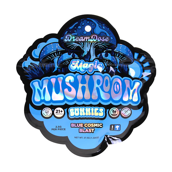 Dream Dose Magic Mushroom Gummies – Blue Cosmic Blast Flavor